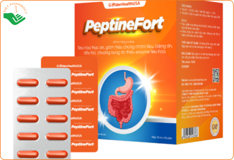 Viên uống tiêu hóa Peptinefort
