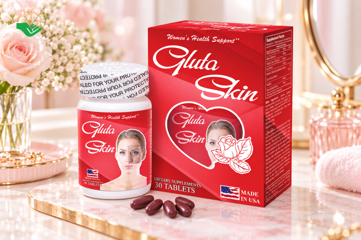Viên uống trắng da GLUTA SKIN