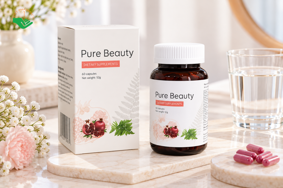 Viên uống trắng da Pure Beauty