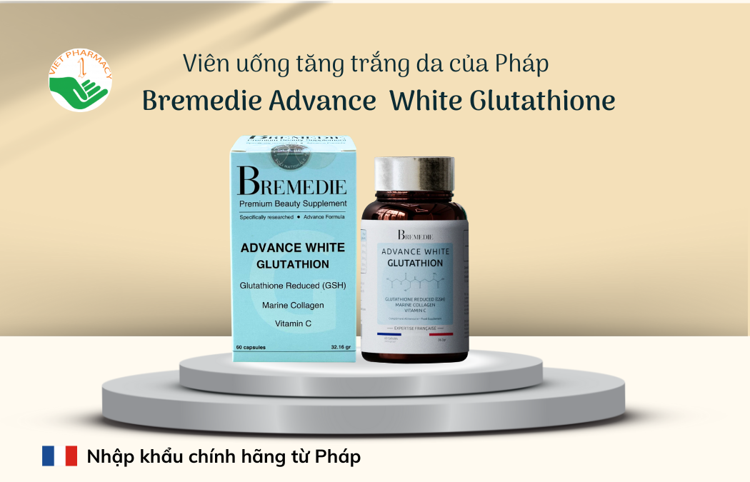Viên uống trắng da của Pháp Biocyte Eclat Extreme Pearl