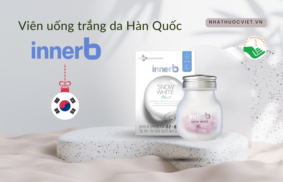 Viên uống trắng da Hàn Quốc CJ InnerB Snow White