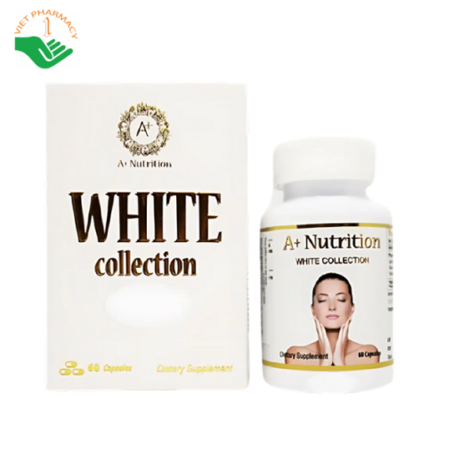 Viên uống trắng da, mờ thâm A+ Nutrition White Collection