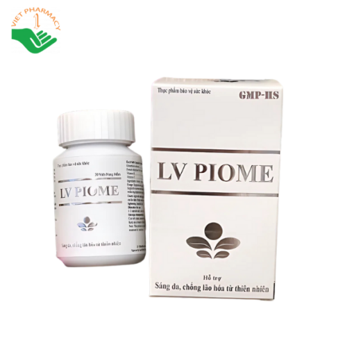Viên uống trắng sáng da LV PIOME