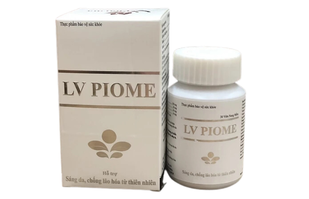 Viên uống trắng sáng da LV PIOME