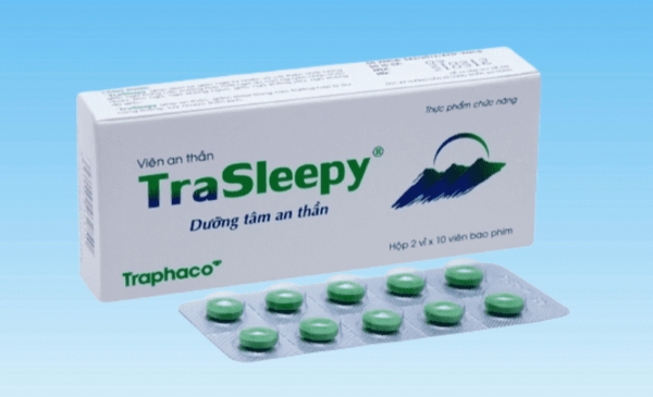 Viên uống TraSleepy Dưỡng tâm an thần Traphaco