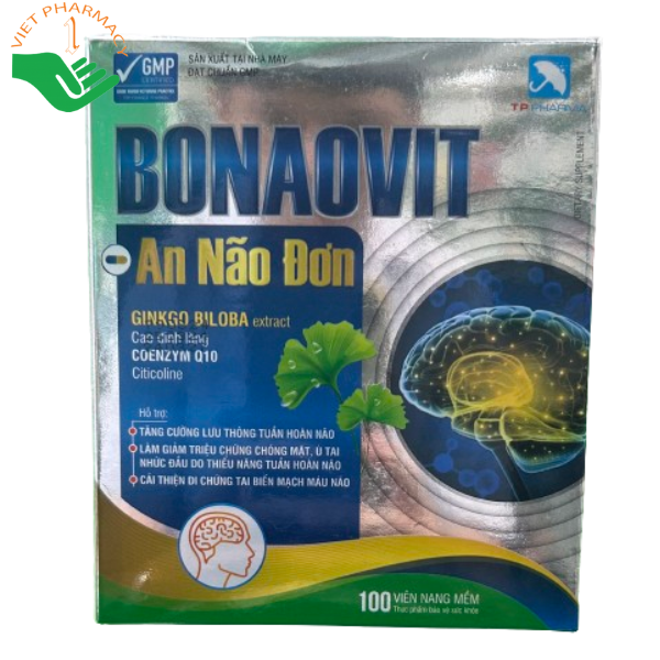 Viên uống tuần hoàn não BonaOvit An Não Đơn