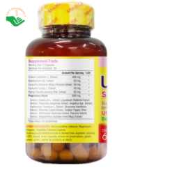Viên uống Uterus Ulcer Support giúp hỗ trợ hạn chế sự phát triển của u xơ tử cung, u vú lành tính (Hộp 60 viên)
