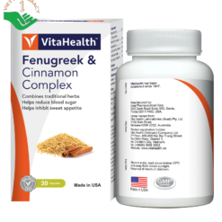 Viên Uống Vitahealth Fenugreek & Cinnamon Complex