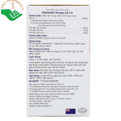Viên uống VitaHealth Omega 3,6,7,9