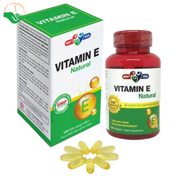Viên uống Vitamin E Natural - Softgels