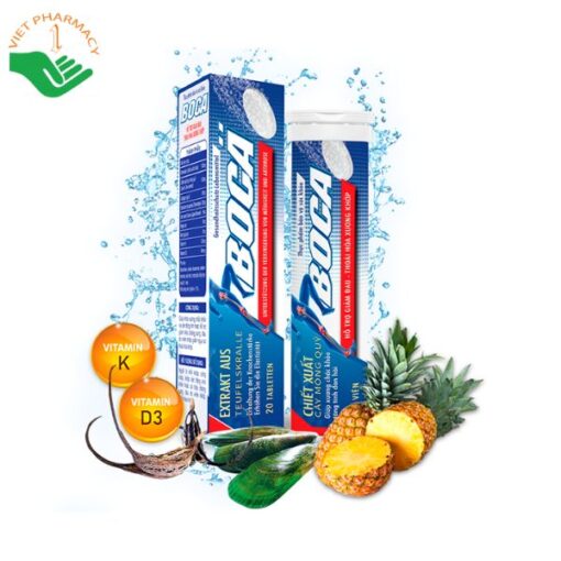 Viên sủi xương khớp Boca (hộp 20 viên sủi)