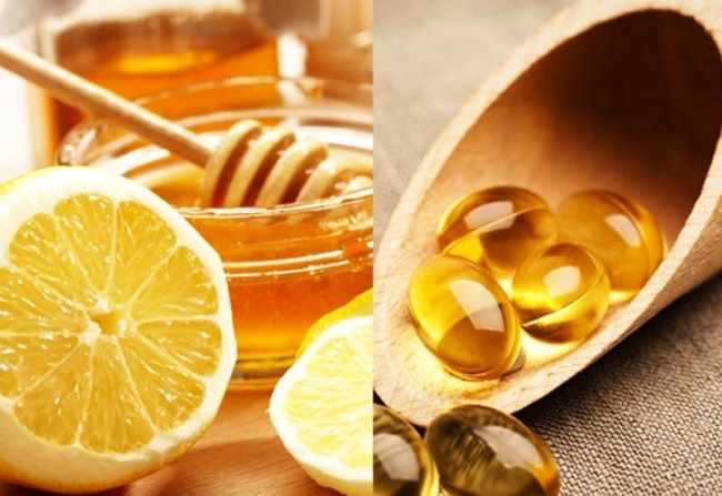 Hỗn hợp mật ong và vitamin E giúp dưỡng trắng da rất hiệu quả