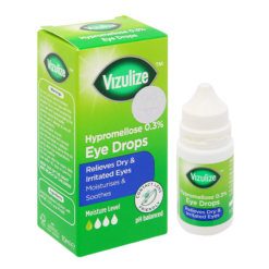 Dung dịch nhỏ mắt Vizulize Hypromellose 0.3% Eye Drops Relieves Dry & Irritated Eyes