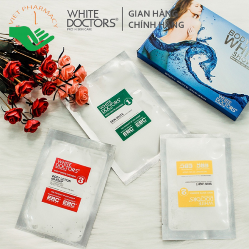 Bộ tắm trắng da toàn thân White Doctors Body White Shower 3in1