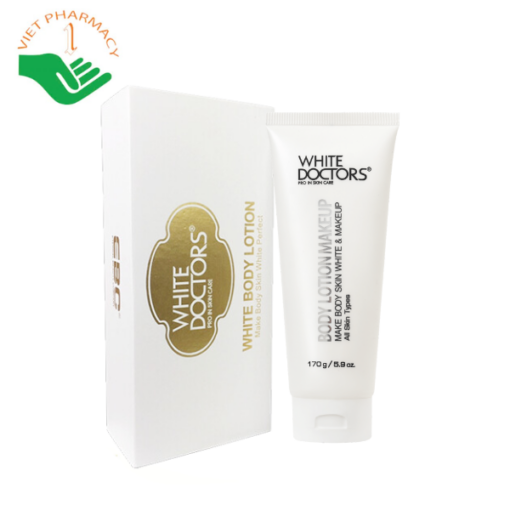 Kem dưỡng thể trắng da, chống nắng White Doctors Body Lotion Makeup 170g