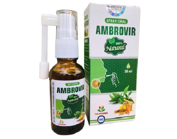 Xịt họng Ambrovir 30ml