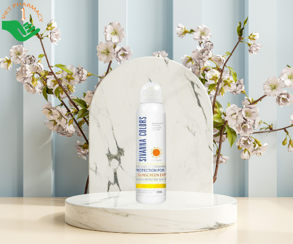 Xịt chống nắng SIVANNA COLORS CACTUS CARE FREE SPF20 (Chai 150ml)