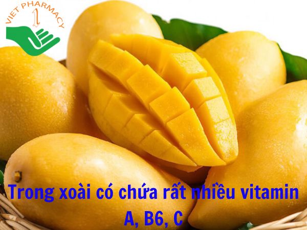 Hàm lượng vitamin và khoáng chất trong xoài rất lớn