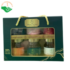 Yến chưng cao cấp mix 6 vị Thượng Vũ Yến (Hộp 6 lọ)