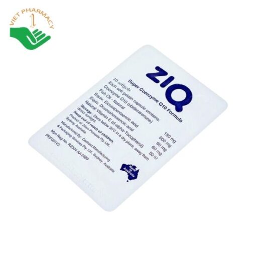 ZiQ Coenzym Q10 - Viên uống hỗ trợ sức khỏe tim mạch