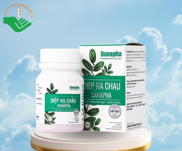 Thuốc Diệp Hạ Châu Danapha tăng cường chức năng gan (Hộp 1 lọ 90 viên)