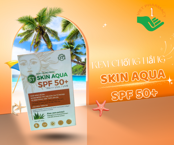 Kem chống nắng Skin Aqua SPF 50+ PA+++ UVAUVB (Tuýp 50g)
