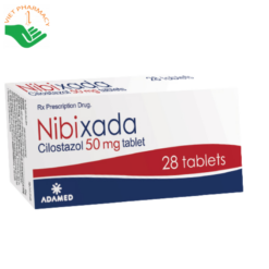 Thuốc điều trị đau cách hồi ở chân Nibixada 50mg (Hộp 28 viên)