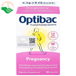 Viên uống bổ sung lợi khuẩn cho đường ruột, hỗ trợ tiêu hóa Optibac Pregnancy