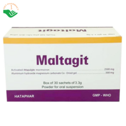 Bột pha uống Maltagit điều trị triệu chứng đau thực quản - dạ dày, tá tràng (30 gói)