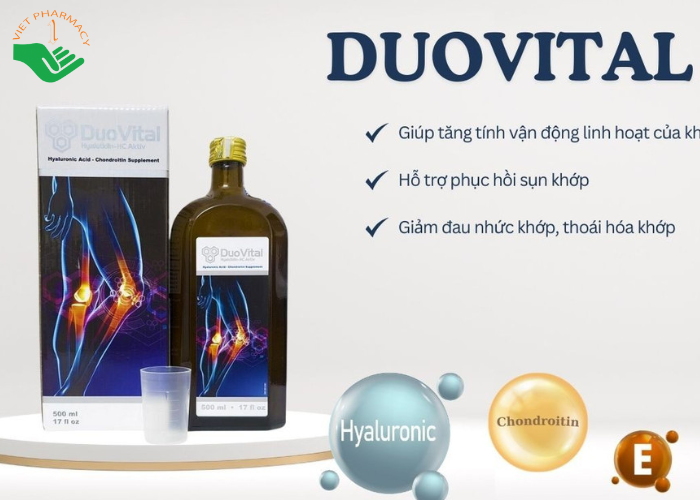 Dung dịch Duo Vital 500ml Gramme Revit giảm đau nhức khớp, thoái hoá khớp