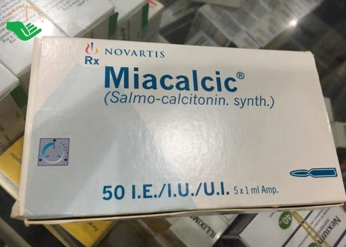 Dung dịch tiêm Miacalcic Novartis ngừa mất xương cấp tính, điều trị bệnh Paget, tăng canxi máu ác tính (5 ống)