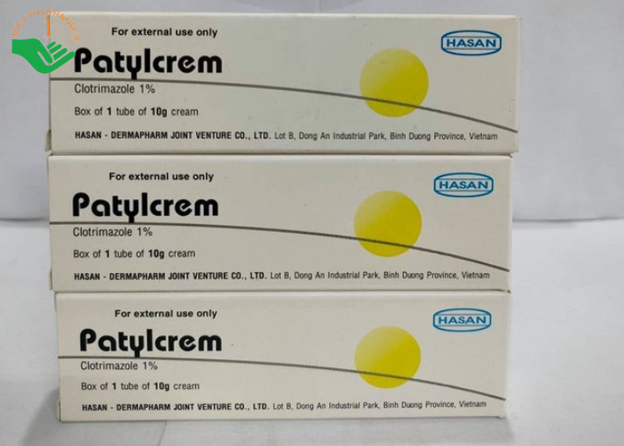 Kem bôi da Patylcrem Hasan điều trị bệnh nấm, hắc lào, lang ben (10g)