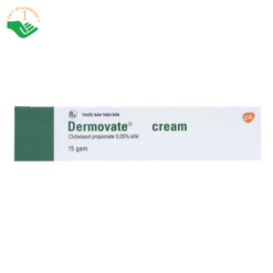 Kem bôi ngoài da Dermovate Cream GSK điều trị vẩy nến, viêm da, lichen phẳng (15g)