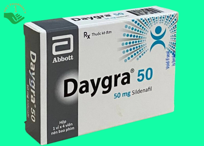 Thuốc Daygra 50 Abbott điều trị rối loạn cương dương (4 viên)