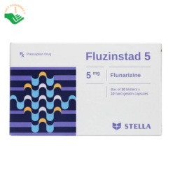 Thuốc Fluzinstad Stella điều trị dự phòng cơn đau nửa đầu (10 vỉ x 10 viên)