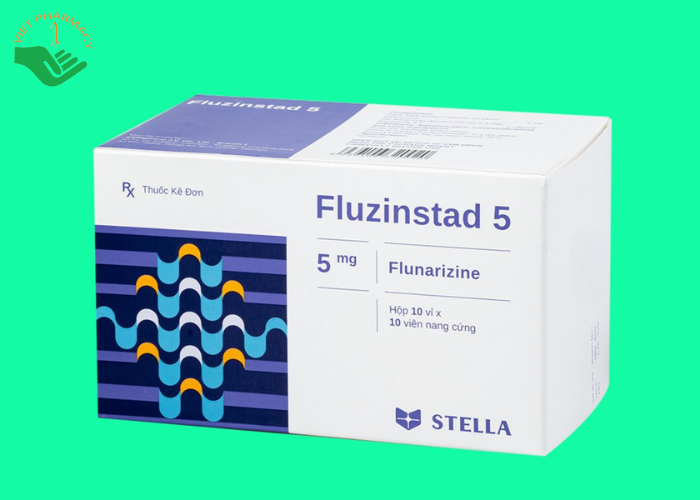 Thuốc Fluzinstad Stella điều trị dự phòng cơn đau nửa đầu (10 vỉ x 10 viên)
