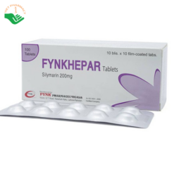 Thuốc Fynkhepar 200mg Fynk điều trị hỗ trợ các bệnh về gan do nhiễm độc (10 vỉ x 10 viên)