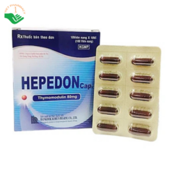Thuốc Hepedon 80mg Hankook hỗ trợ tăng cường sức đề kháng của cơ thể (10 vỉ x 10 viên)