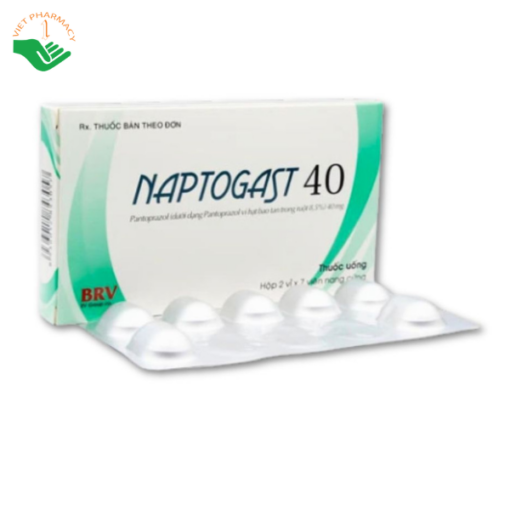 Thuốc NAPTOGAST 40 trị trào ngược dạ dày, thực quản (30 viên)