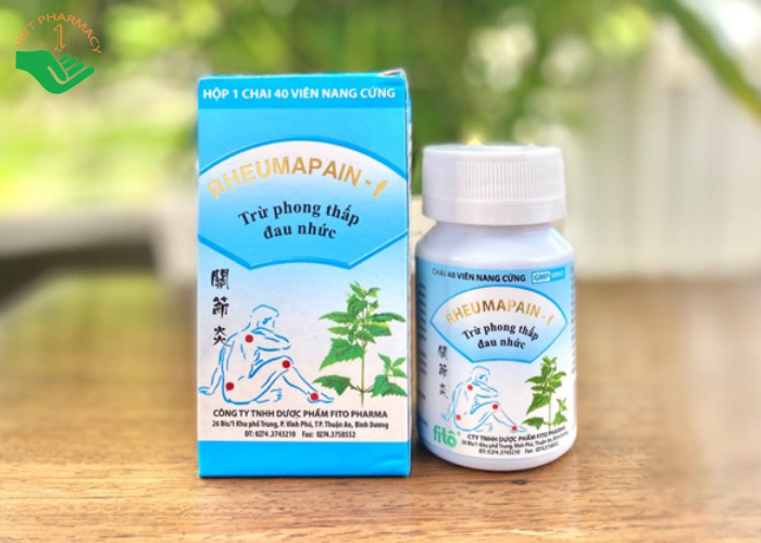 Thuốc Rheumapain-f Fito điều trị phong thấp, đau nhức (40 viên)