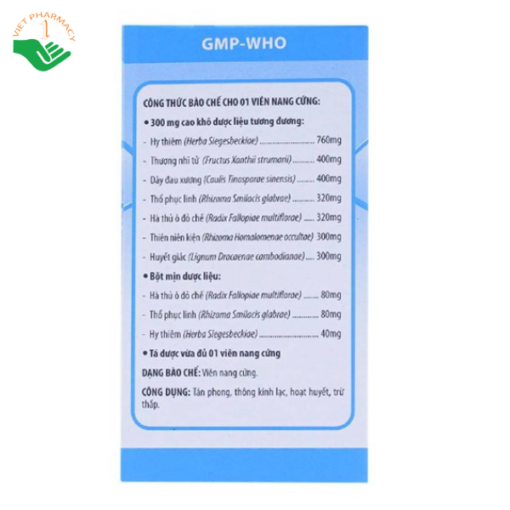 Thuốc Rheumapain-f Fito điều trị phong thấp, đau nhức (40 viên)