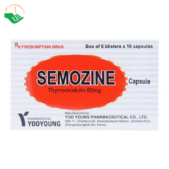 Thuốc Semozine Capsule 80mg YooYuong hỗ trợ dự phòng tái phát nhiễm khuẩn hô hấp (6 vỉ x 10 viên)