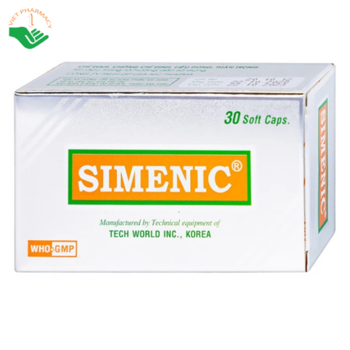 Thuốc Simenic điều trị đau do co thắt cơ trơn (3 vỉ x 10 viên)