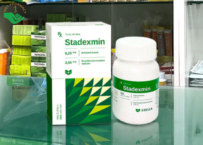 Thuốc Stadexmin Stella điều trị các chứng ở đường hô hấp, dị ứng da và mắt (500 viên)