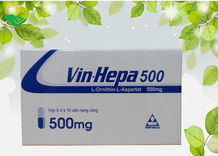 Thuốc Vin-Hepa 500 Vinphaco điều trị các bệnh lý ở gan (6 vỉ x 10 viên)