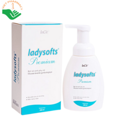 Bọt vệ sinh phụ nữ hỗ trợ rửa sạch vùng kín và duy trì độ pH tự nhiên Ladysofts Premium