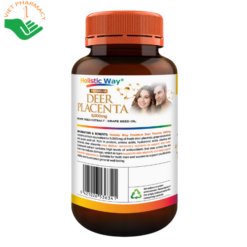 Thực phẩm bảo vệ sức khỏe Holistic Way Premium Deer Placenta Fresh 9,000 mg
