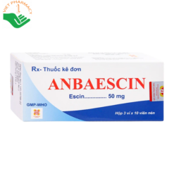 Thuốc phòng và điều trị tụ máu, chống viêm, chống phù nề Anbaescin Phương Đông