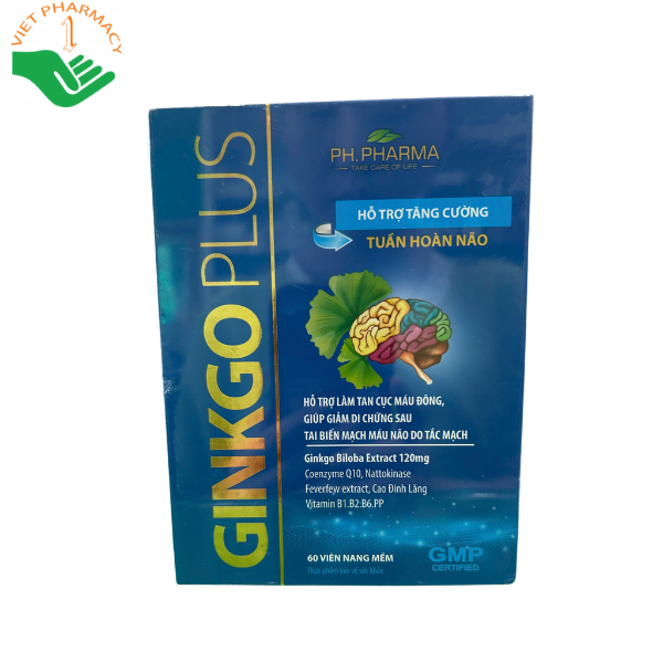 Viên uống cải thiện chất lượng giấc ngủ, hỗ trợ giảm căng thẳng mệt mỏi Ginkgo Biloba Extract 120mg