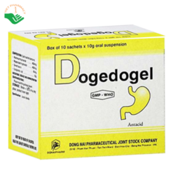 Dogedogel điều trị rối loạn tiêu hóa do thừa acid dạ dày (20 gói x 10g)